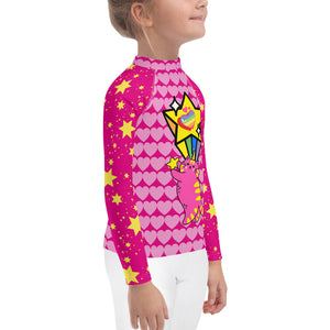 Girl's Rash Guard Catnicorn Star