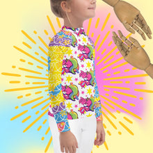 Load image into Gallery viewer, Girl&#39;s Rash Guard Unicorn Puppet Powers
