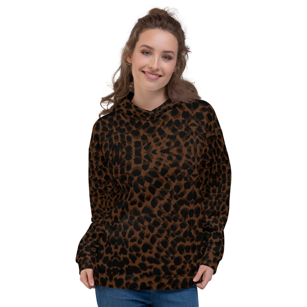 Unisex Leopard Hoodie - Sacred Kandy