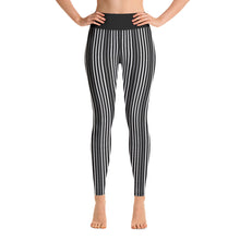 Load image into Gallery viewer, Beetle Black Stripe Yoga Leggings
