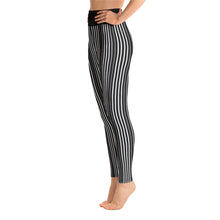 Load image into Gallery viewer, Beetle Black Stripe Yoga Leggings
