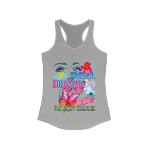 Women's Racerback Tank Shattered Dreams