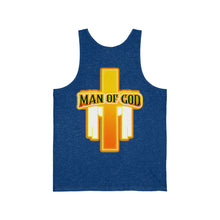 Load image into Gallery viewer, Unisex Jersey Tank MAN OF GOD
