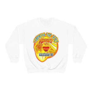 Unisex Heavy Blend™ Crewneck Sweatshirt RESCUED DELIVERED US