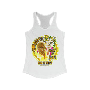 Women's Racerback Tank WALK BY FAITH 2 CORINTHIANS 5:7