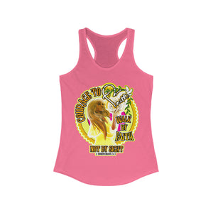 Women's Racerback Tank WALK BY FAITH 2 CORINTHIANS 5:7