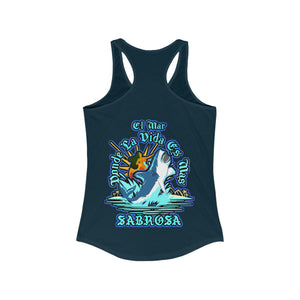 Women's Racerback Tank En El Mar