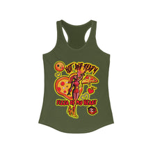 Load image into Gallery viewer, Women&#39;s Racerback Tank Pizza My Heart
