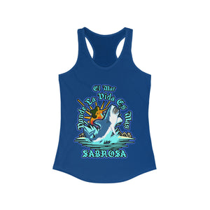 Women's Racerback Tank En El Mar