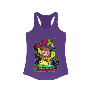 Women's Racerback Tank You Monster