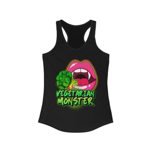 Women's Racerback Tank VEGETARIAN MONSTER