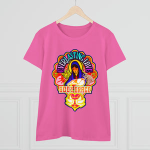 Women's Midweight Cotton Tee GOD'S GRACE