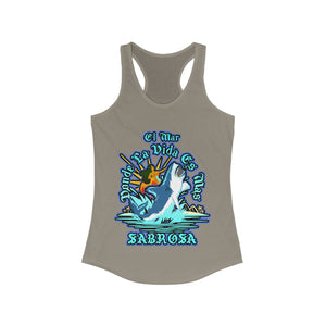 Women's Racerback Tank En El Mar