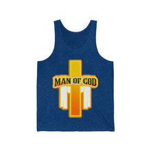 Load image into Gallery viewer, Unisex Jersey Tank MAN OF GOD
