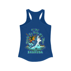 Women's Racerback Tank En El Mar