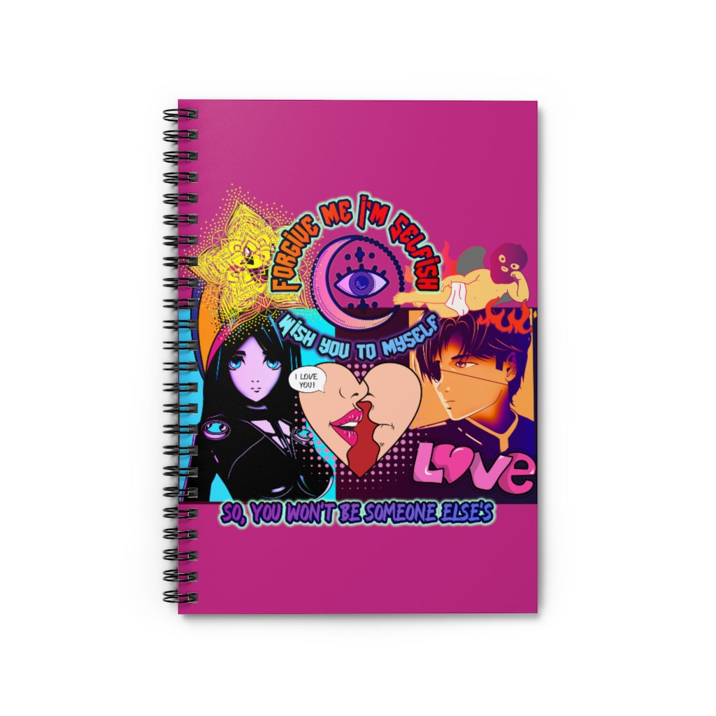 Selfish Wish Spiral Notebook - Ruled Line