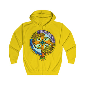 Unisex Full Zip Hoodie FLOWING IN CHRIST