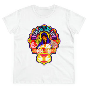 Women's Midweight Cotton Tee GOD'S GRACE