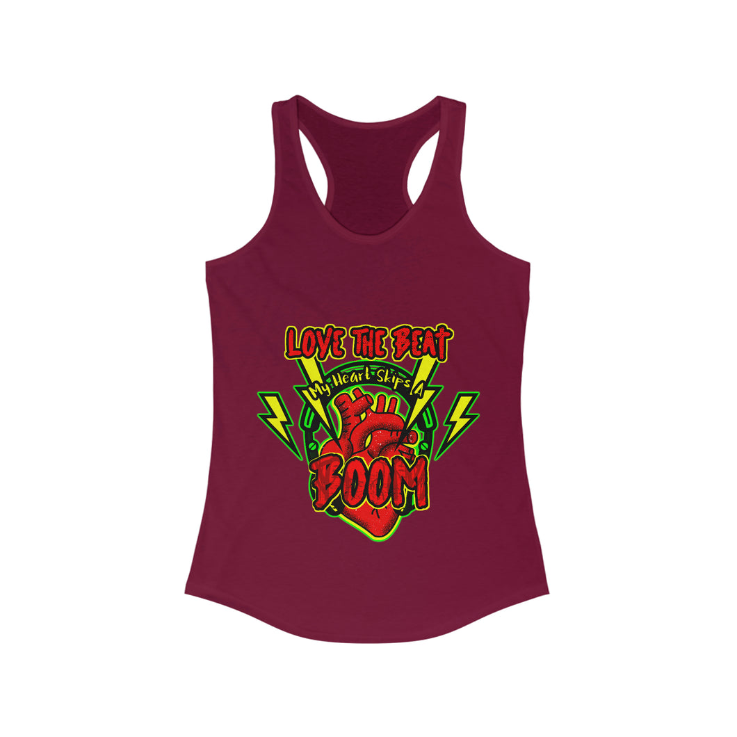 Women's Racerback Tank BOOM