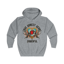 Load image into Gallery viewer, Unisex Full Zip Hoodie Honest Heart
