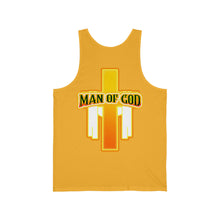 Load image into Gallery viewer, Unisex Jersey Tank MAN OF GOD
