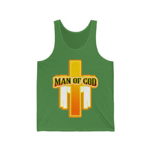 Load image into Gallery viewer, Unisex Jersey Tank MAN OF GOD
