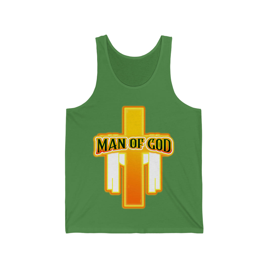 Unisex Jersey Tank MAN OF GOD