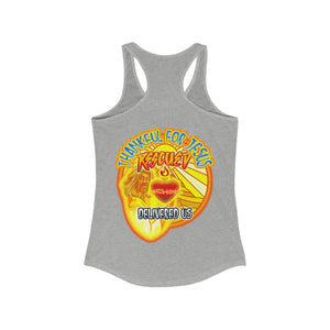 Women's Racerback Tank RESCUED DELIVERED US