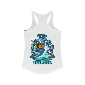 Women's Racerback Tank En El Mar