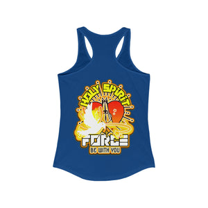 Women's Racerback Tank HOLY SPIRIT FORCE BE WITH YOU